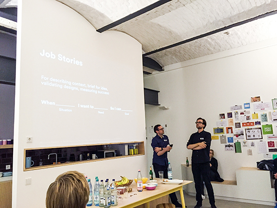 Die Job Story Writing Class bei think moto